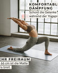 LOTUSCRAFTS Yogamatte Pure | Extra Rutschfest & Gute Dämfpung | Hautfreundlich & Frei von Weichmachern | Für dynamische Yogastile