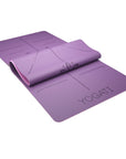 YOGATI Yogamatte rutschfest Schadstofffrei, mit Tragegurt. Yoga Matte mit Ausrichtungslinien für die Körperhaltung. Ideal als Gymnastikmatte, Sportmatte, Fitnessmatte, Jogamatte - Yoga mat