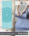 Gaiam Premium Yoga-Matten mit Aufdruck One Size Marrakesh