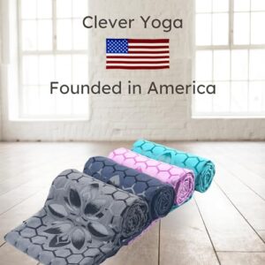 Clever Yoga Handtuch – Rutschfestes Mikrofaser-Handtuch für Hot Yoga-2