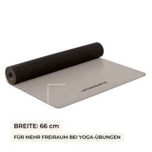 LOTUSCRAFTS Yogamatte Pure | Extra Rutschfest & Gute Dämfpung-5