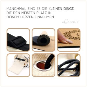 aGreenie Premium Yogamatte aus Kork – Rutschfest-3