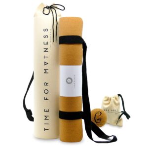 aGreenie Premium Yogamatte aus Kork – Rutschfest-1
