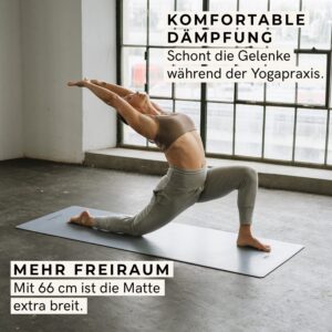 LOTUSCRAFTS Yogamatte Pure | Extra Rutschfest & Gute Dämfpung-4