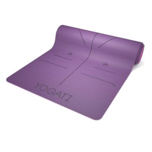 YOGATI Yogamatte – Rutschfest, Schadstofffrei, Mit Tragegurt-2